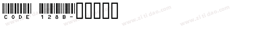 Code 128b字体转换